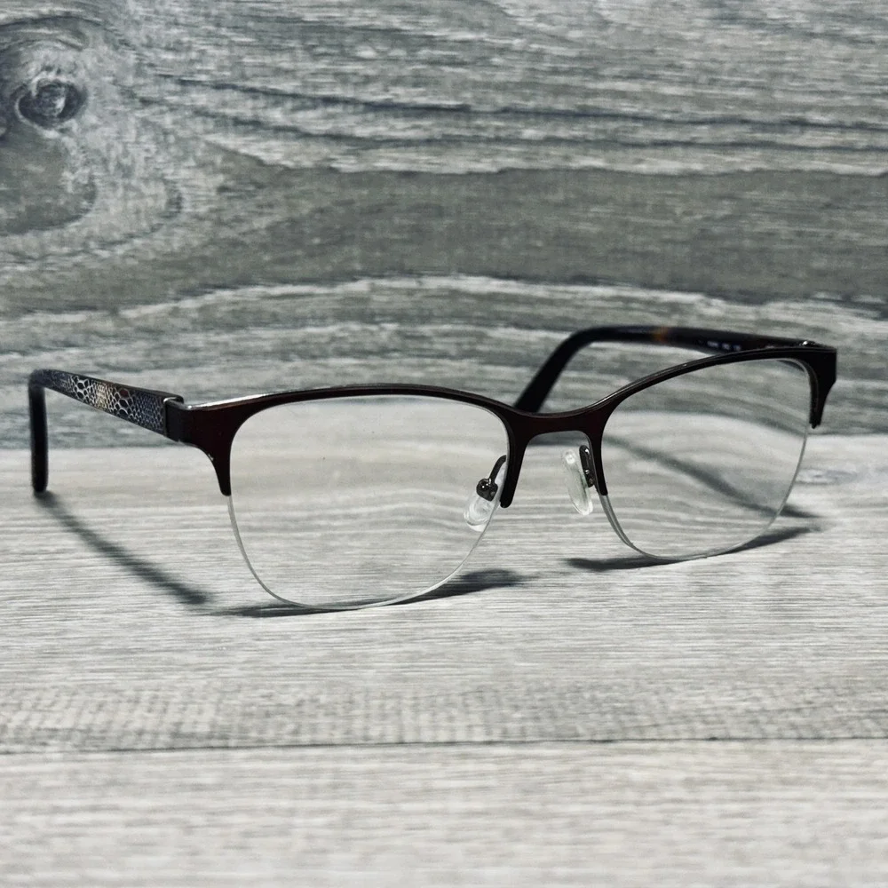 Banana Republic FAWN 99Q 130 Eyeglass Frames Womens Brown Animal Frames Only